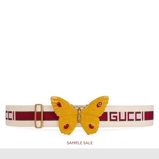 cintura gucci con farfalla|cinture Gucci.